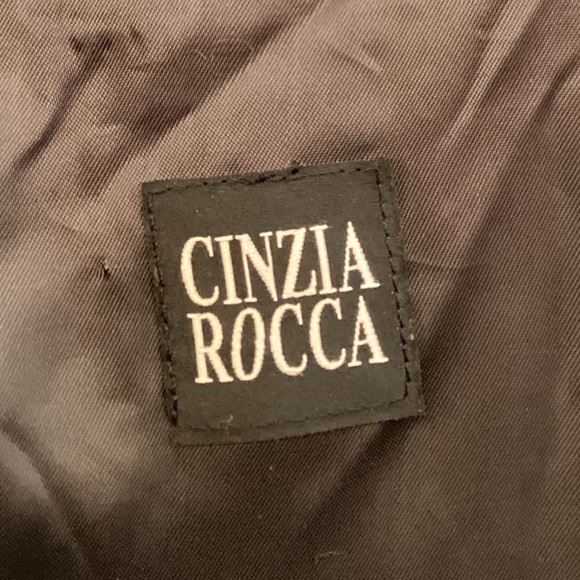 Cinzia Rocco Loro Piana Superfine Black Wool Coat Italy Wrap Trench Capsule - Picture 11 of 15
